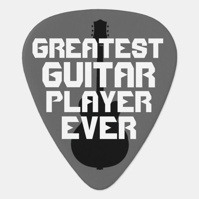 greatest guitar-player ever, cool guitar pick (Front)