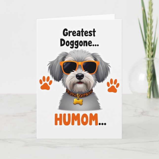 Greatest Humom Canine Art Card (Front)