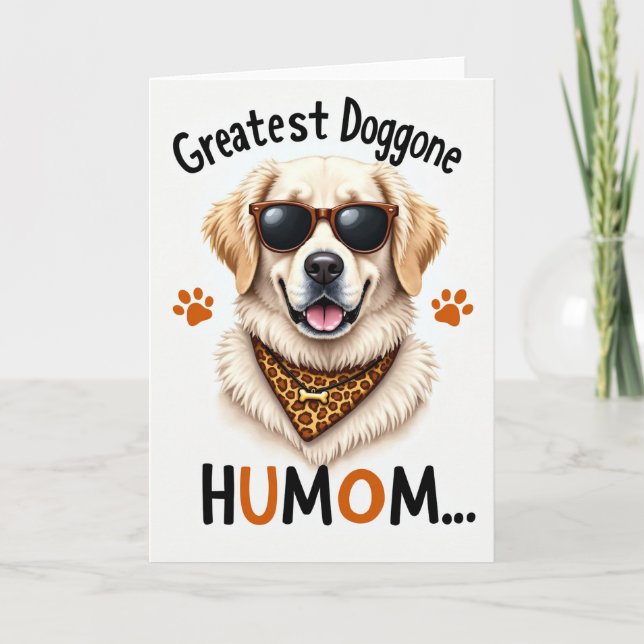 Greatest Humom Doggone Card (Front)