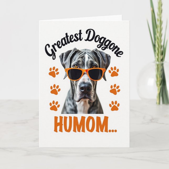Greatest Humom Doggone Cool Card (Front)