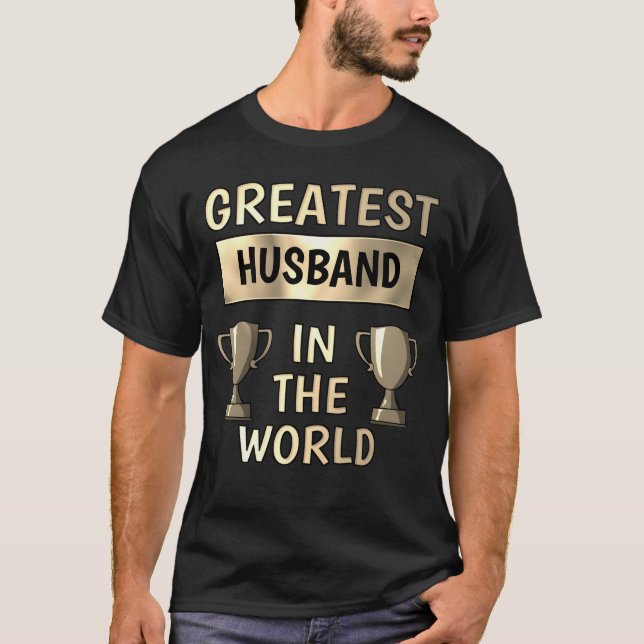 Greatest Husband Personalized T-Shirt (Front)