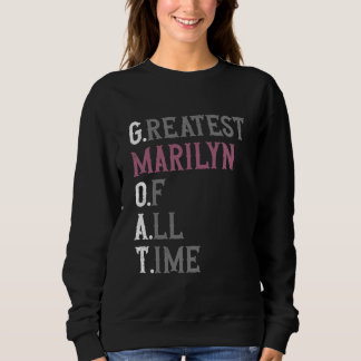 Greatest Marilyn of all time GOAT Marilyn Sweatshirt