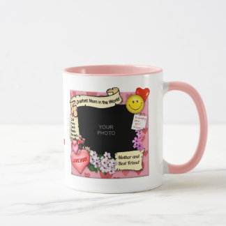 Greatest Mom (customizable) Photo Mug