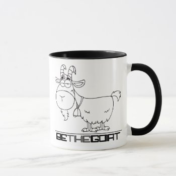 Greatest Of All Time: Be The Goat Mug by egogenius at Zazzle