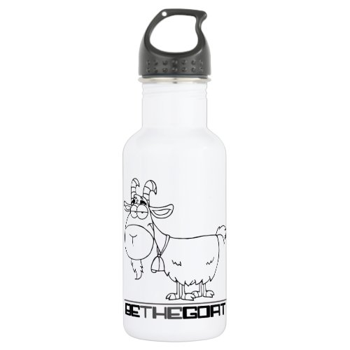 Greatest of All Time Be the Goat Water Bottle