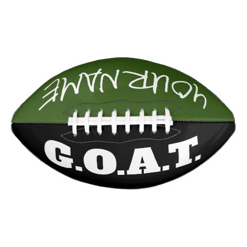 Greatest Of All Time GOAT football player gift