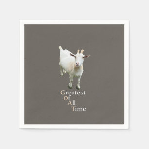Greatest of all time Goat Napkins