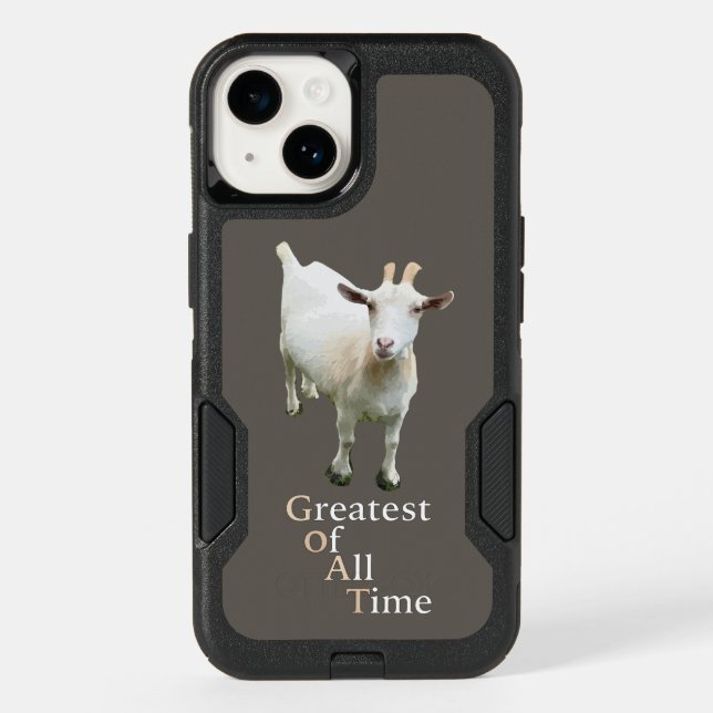 Greatest of all time Goat Otterbox iPhone Case (Back)