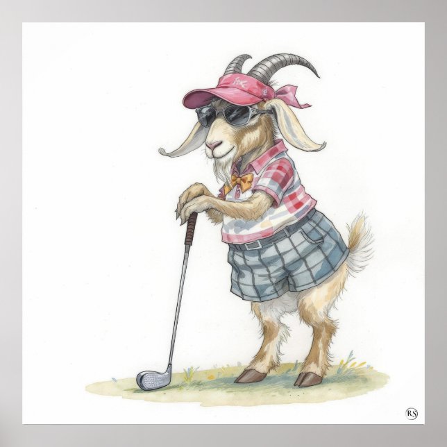 Greatest Of All Time - Golf Art Print (Front)