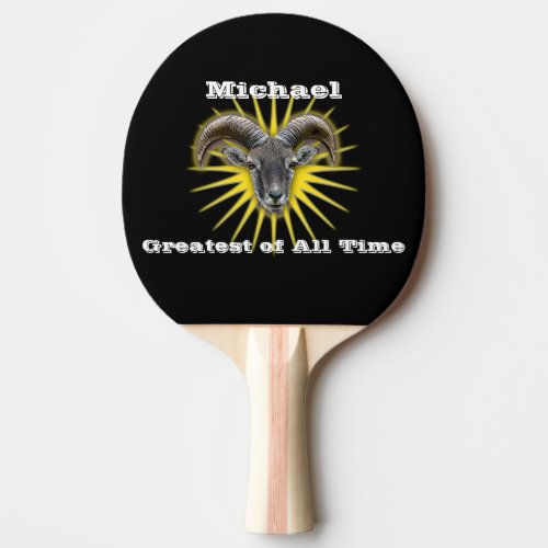 Greatest Of All Time Ping Pong Paddle