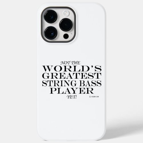 Greatest String Bass Player Yet Case_Mate iPhone C Case_Mate iPhone 14 Pro Max Case