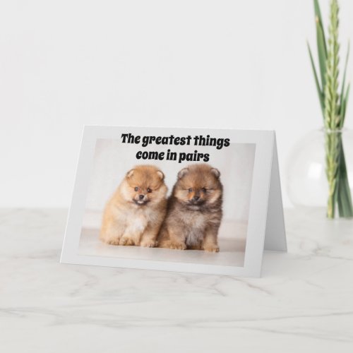 GREATEST THINGS COME IN PAIRS TWIN BIRTHDAY CARD