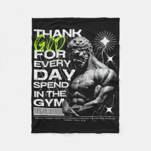 Greatful Gym Brother Uni-adults Gym Fleece Blanket