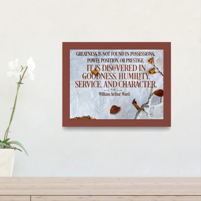 Greatness is Discovered Framed Art (Entryway)