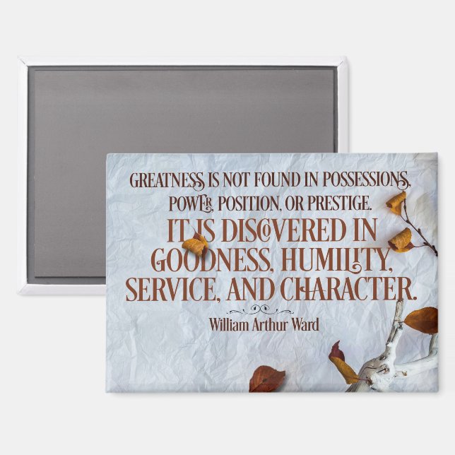 Greatness is Discovered Magnet (Front/Back)