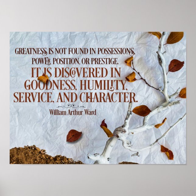 Greatness is Found Poster (Front)