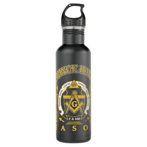 Greats Mason Masonic Prince Hall Masons Presidents Stainless Steel Water Bottle