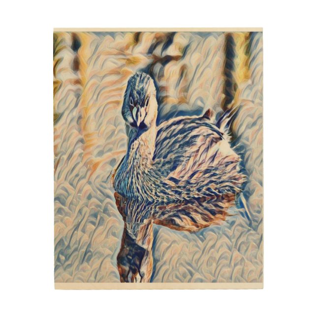 Grebe Wood Wall Art (Front)