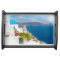 Grecian Paradise. Watercolor painting of Santorini