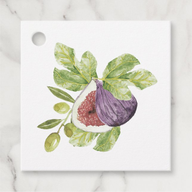 Grecian Wedding Favor Tags (Front)