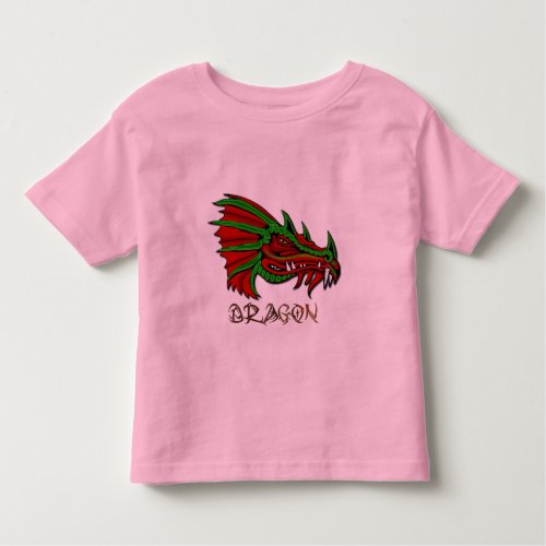 Grecken the Mystical Dragon Fantasy Art Toddler T_shirt