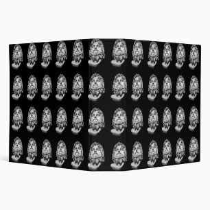 Greco Roman Bust 3 Ring Binder