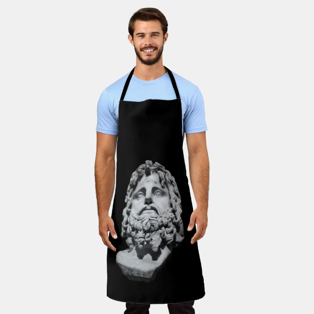 Greco Roman Bust Apron (Worn)