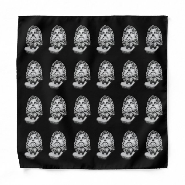 Greco Roman Bust Bandana (Front)