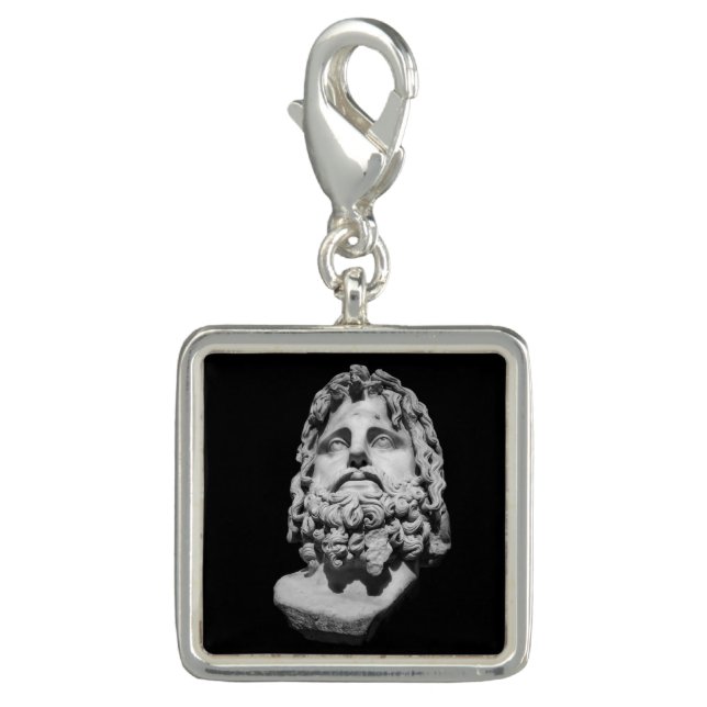 Greco Roman Bust Charm (Front)
