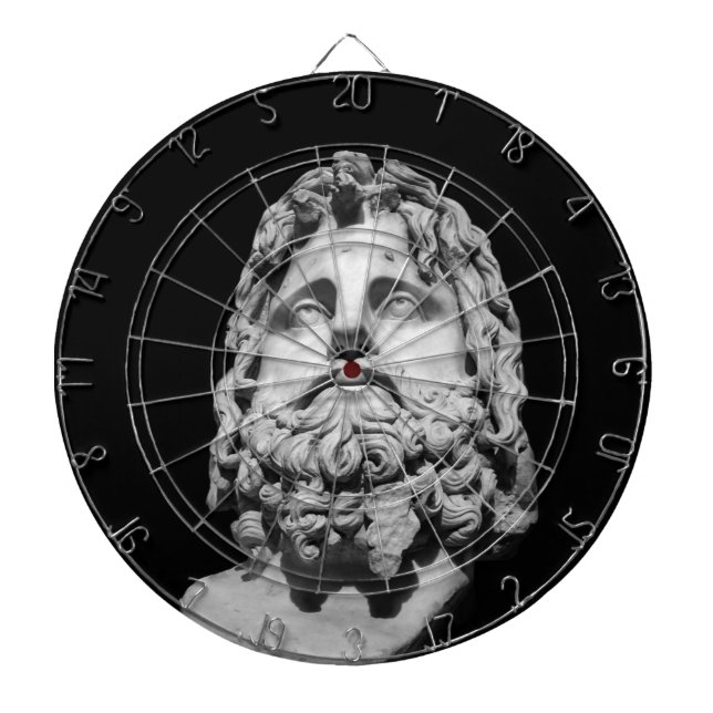 Greco Roman Bust Dart Board (Front)