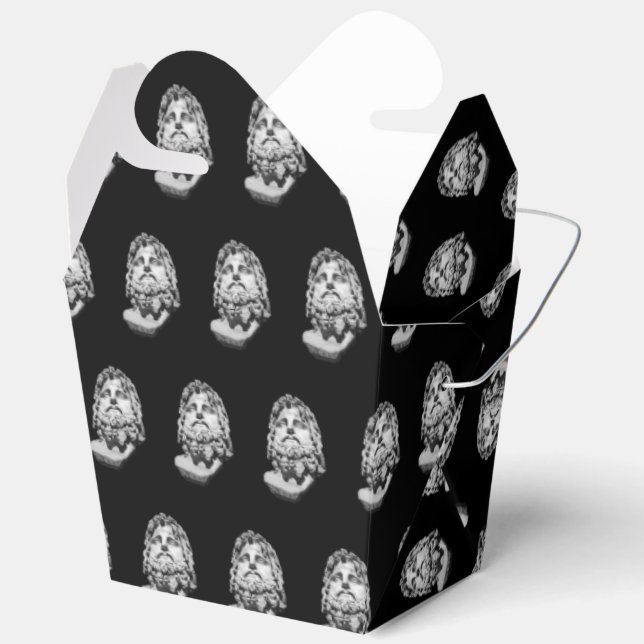 Greco Roman Bust Favor Boxes (Open)