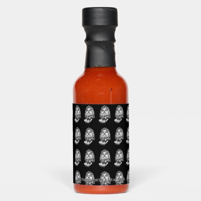 Greco Roman Bust Hot Sauces (Front)