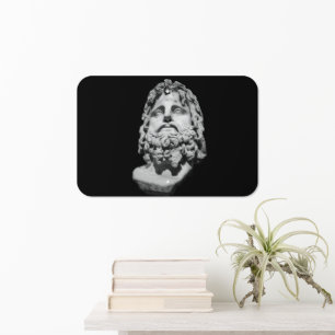 Greco Roman Bust Metal Sign