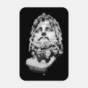 Greco Roman Bust Metal Sign