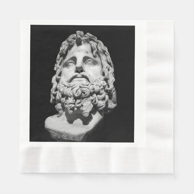 Greco Roman Bust Napkins (Front)