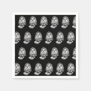 Greco Roman Bust Napkins
