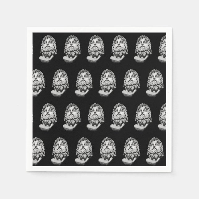 Greco Roman Bust Napkins (Front)