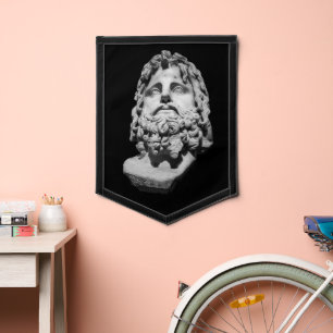 Greco Roman Bust Pennant