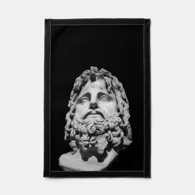 Greco Roman Bust Pennant (Front)
