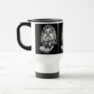 Greco Roman Bust Travel Mug