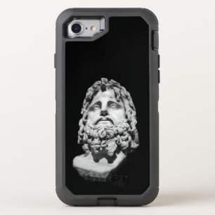 Greco Roman Marble Bust Classical Black and White OtterBox Defender iPhone SE/8/7 Case