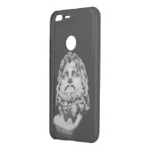 Greco Roman Marble Bust Classical Black and White  Uncommon Google Pixel XL Case (Back/Left)