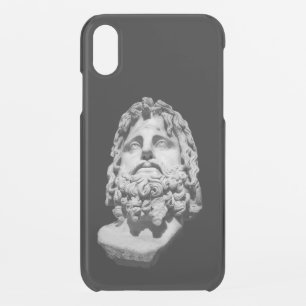 Greco Roman Marble Bust Classical Black and White iPhone XR Case
