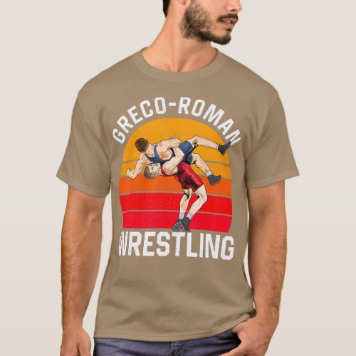 Greco Roman Wrestling Freestyle Wrestler T_Shirt
