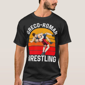 Greco Roman Wrestling Freestyle Wrestler Training  T-Shirt