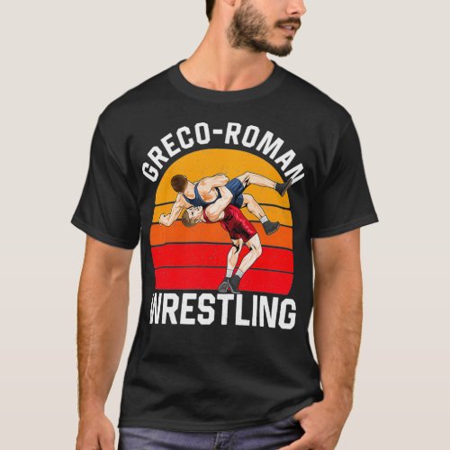 Greco Roman Wrestling Freestyle Wrestler Training  T_Shirt