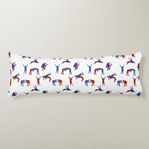 Greco Roman Wrestling Pattern Body Pillow