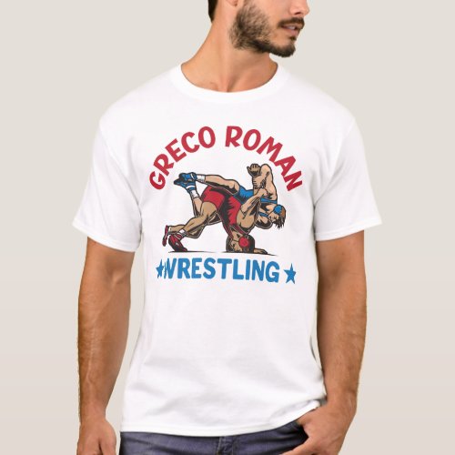 Greco Roman Wrestling T_Shirt