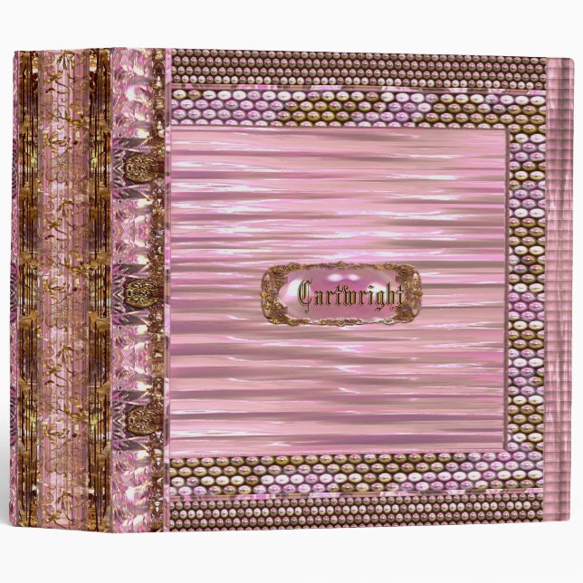 Gredal Petal 3 Ring Binder (Front/Spine)