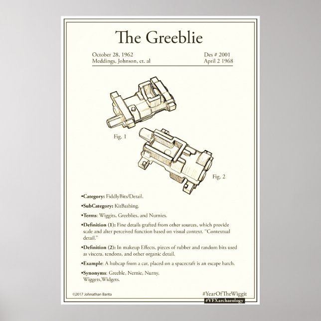 Greeblie 24" x 20", Value Poster Paper (Matte) (Front)